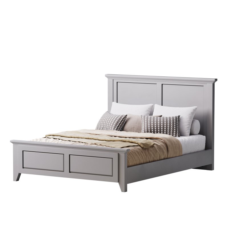 Solid Wood Panel Bed - Image 13