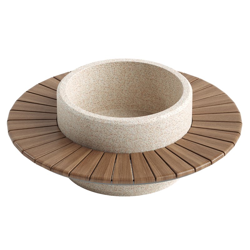 ROUND PLANTER BENCH 192 - Image 3