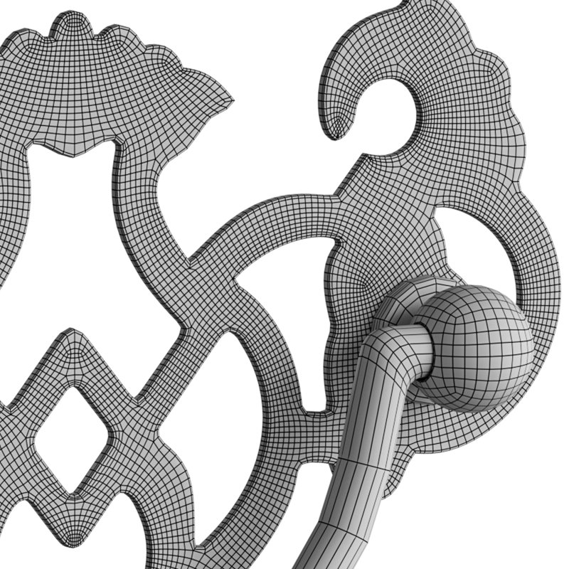 Chippendale Bail Pull Bright Solid Brass - Image 15