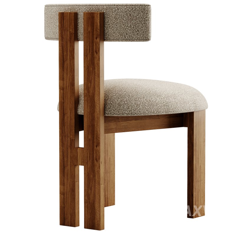 Ceremonie Natural Boucle Dining Chair by Athena Calderone - Image 2