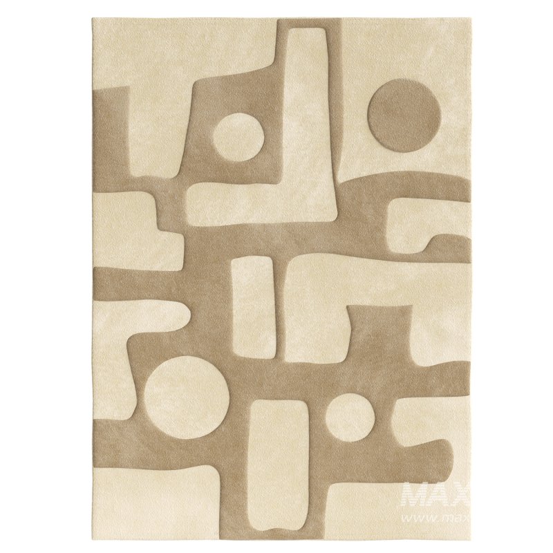 Hadessa Textured Geometric Rug - Image 2