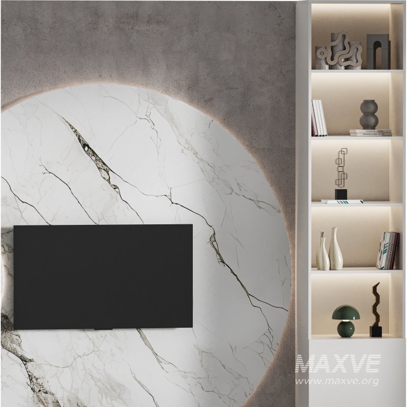 Modern TV Wall 017 - Image 4