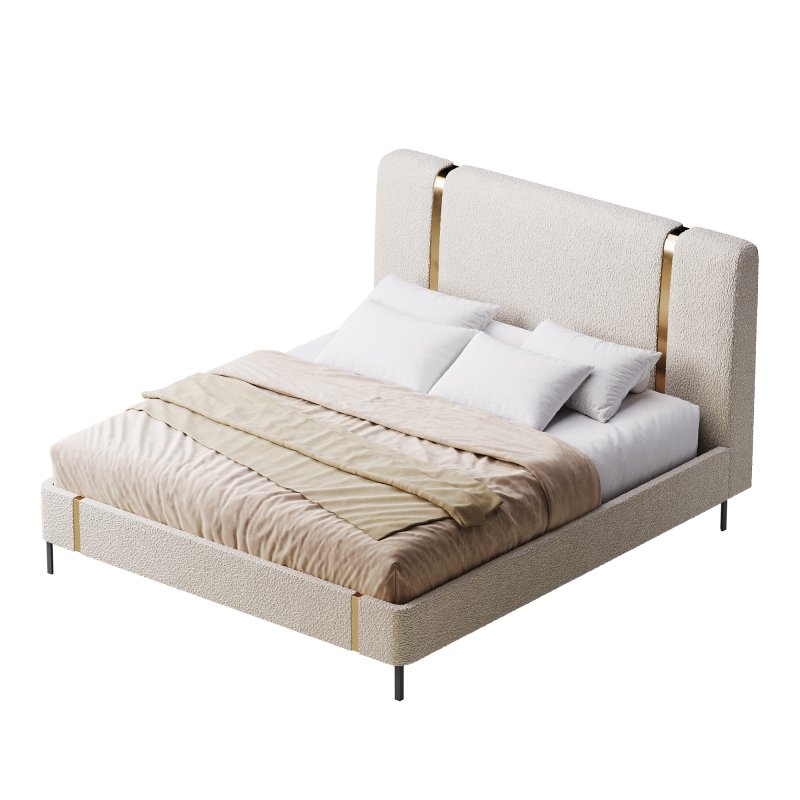 Solid Color Sponge Rectangle Natural Pallet Bed - Image 9