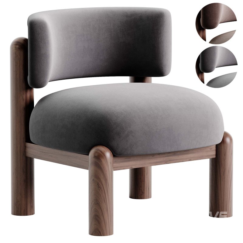 Harper Shearling Accent Chair - Image 2