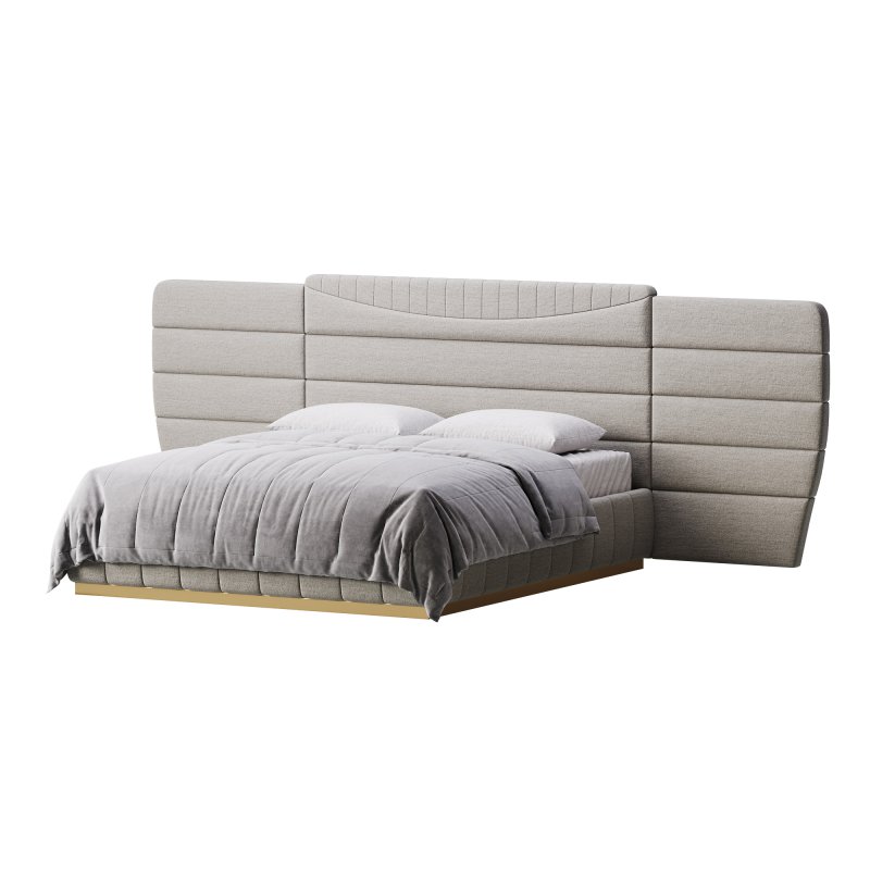 Montecarlo Large Leather Bed - Image 11