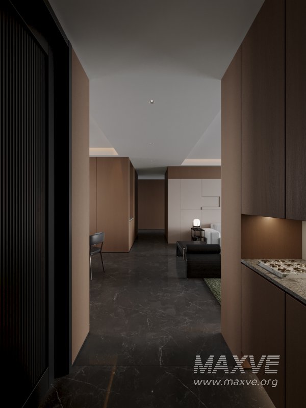 Modern living room dining room scene - Image 7