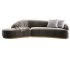 Reya Curved Sectional Sofa Lounge - Thumbnail 2