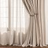 Herringbone Curtain with Sheer Layer 74 - Thumbnail 4