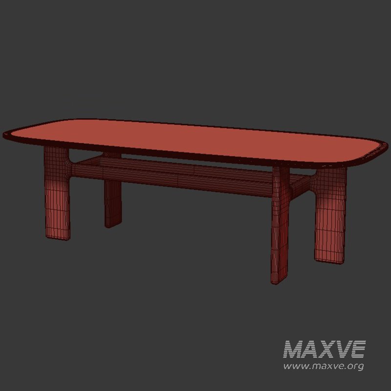 Hippos Wood table By Bonaldo - Image 3