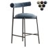 Chairs More Pampa SG 65 Low Green & Black Stool by Studio Pastina - Thumbnail 5