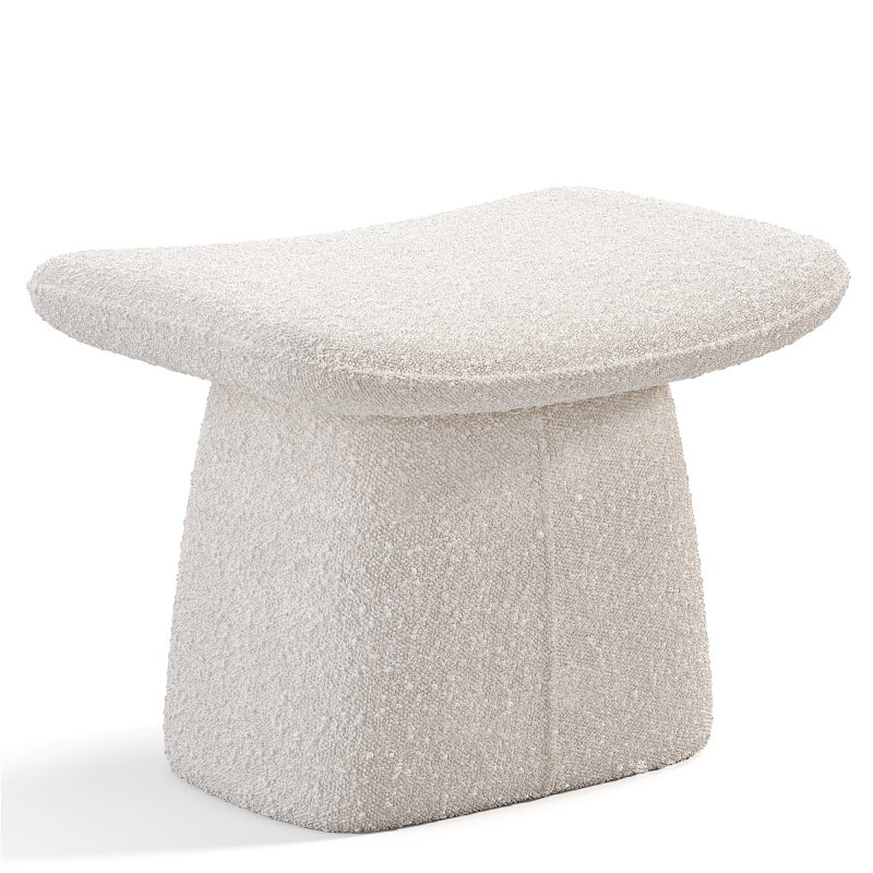 Modern Microfiber Leather Fabric Makeup Stool - Image 6
