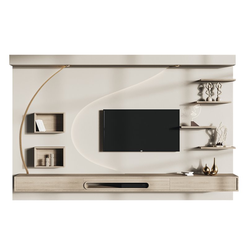 Modern TV Wall 06 - Image 8