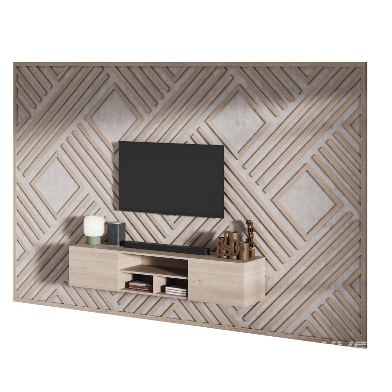 Modern TV Wall 020 - Image 7