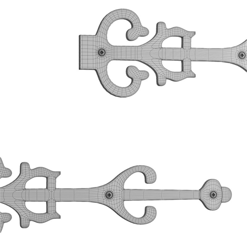 Wrought Iron Dummy Strap Hinge 11″ Door Dummy Hinge - Image 15