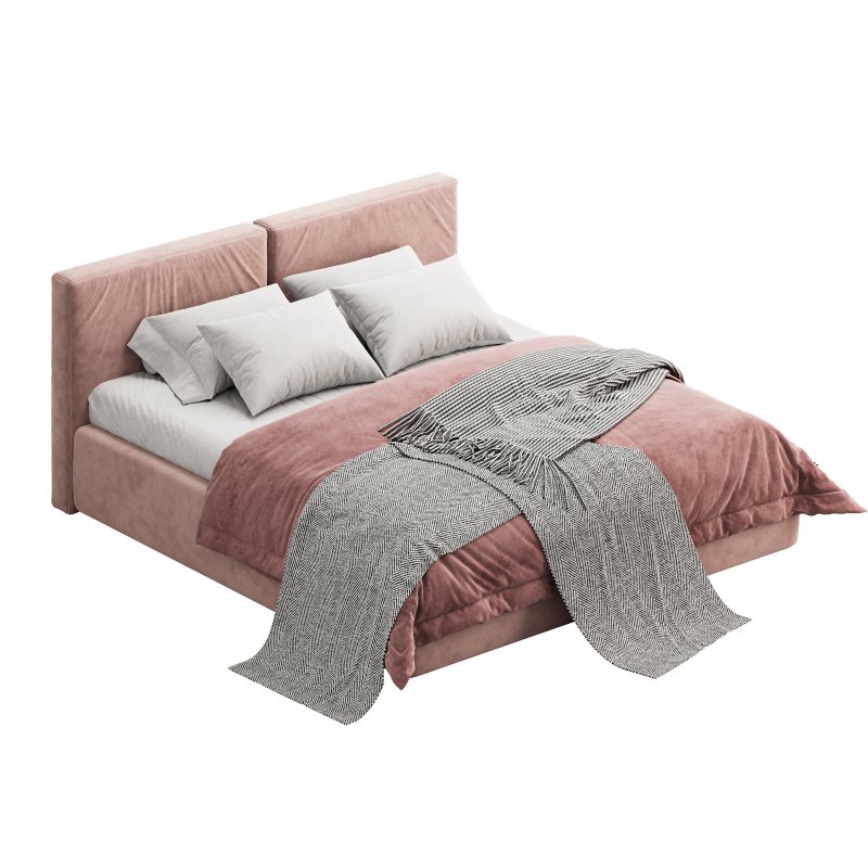 Foster Bed 180 Velvet Smoke - Image 7