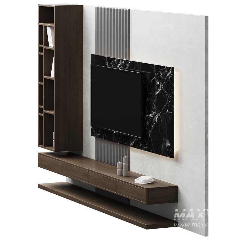 Modern TV Wall 02 - Image 3