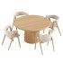 Gala Chair & Round Dining Table - Thumbnail 4