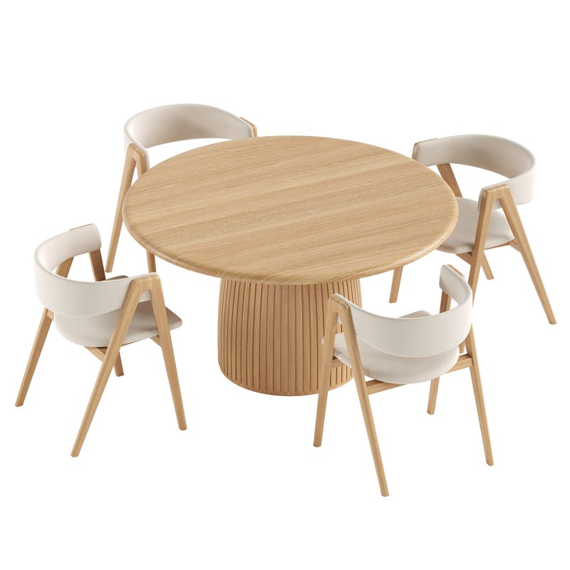 Gala Chair & Round Dining Table - Image 4