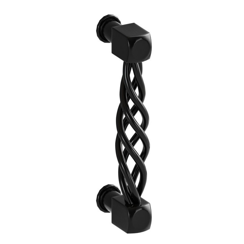 Drawer Pull Cabinet Birdcage Black Wrought Iron - Image 2