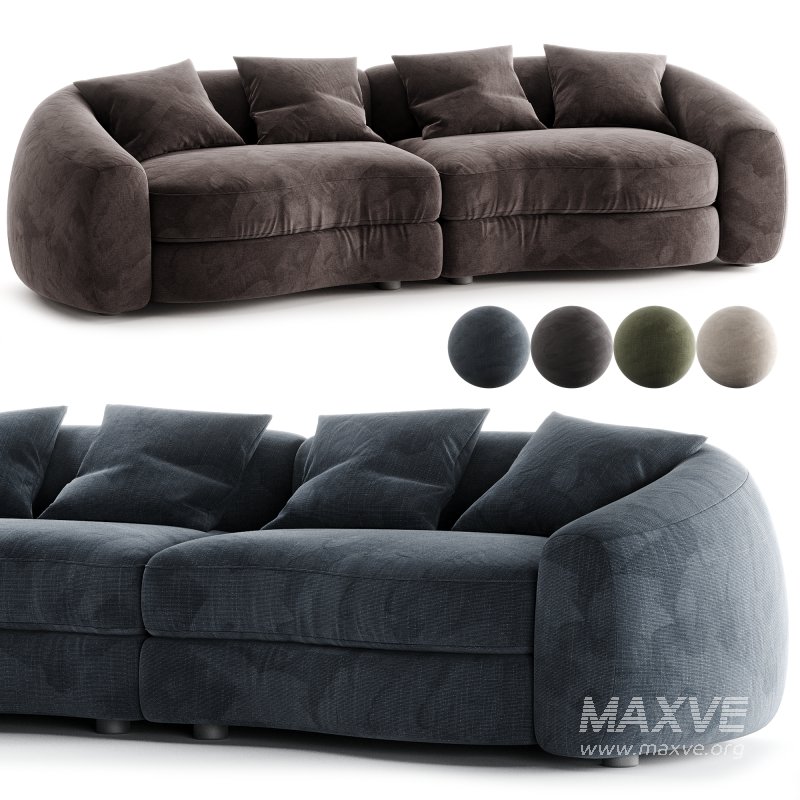 Fable Performance Fabric 3 Seater Sofa - Image 1