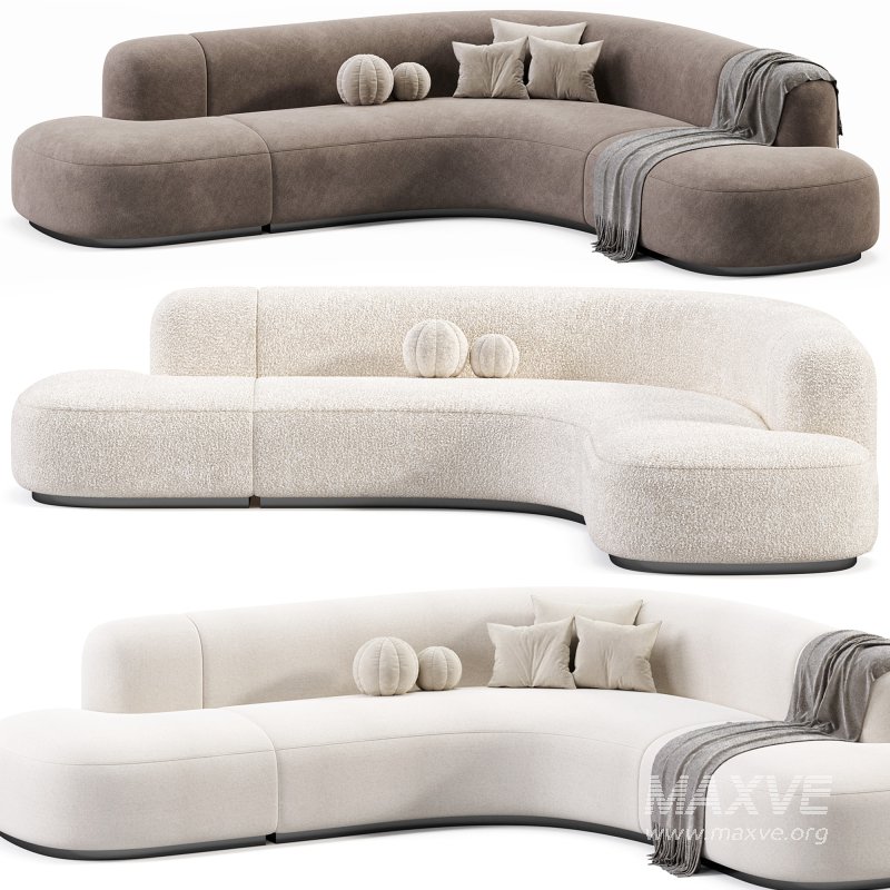 Eichholtz Sofa Bjorn Boucle Sand - Image 2