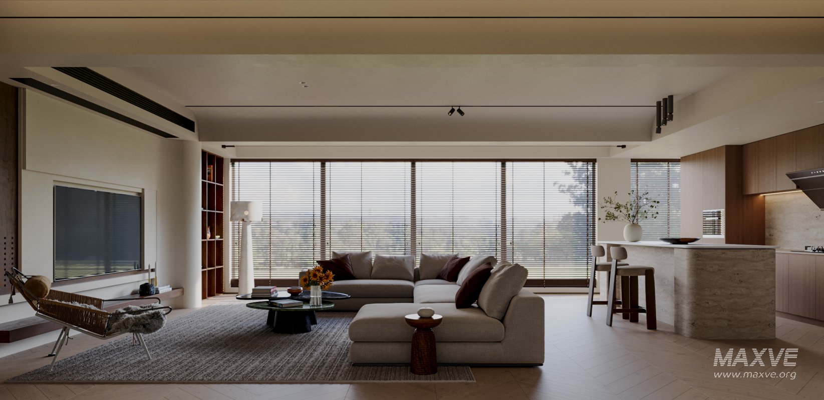 Living Room Dining Room Kitchen - Image 1