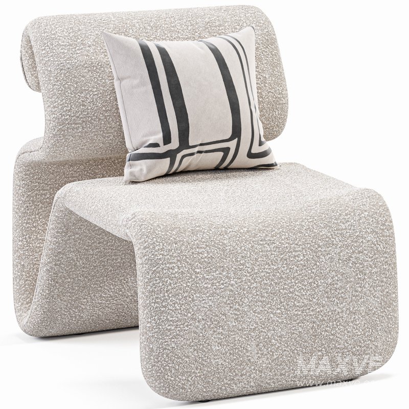 Etcetera Easy Chair Sand Beige - Image 3