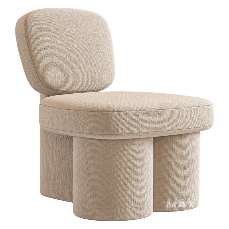 Steel Blue Corduroy Thea Accent Chair - Image 5