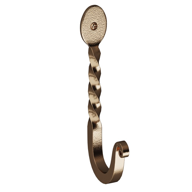 Wrought Iron Twisted Hooks 4.5″ Wall Mount Hanger Hooks - Image 9