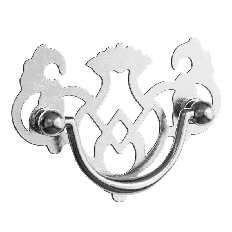 Chippendale Bail Pull Bright Solid Brass - Image 12