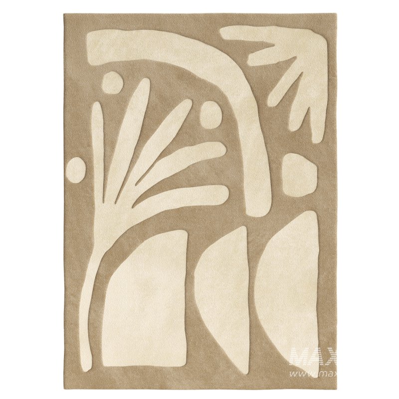 Kallua Textured Abstract Rug - Image 4