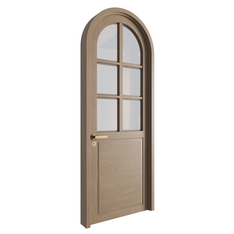 Arched Wooden Door 06 - Image 3