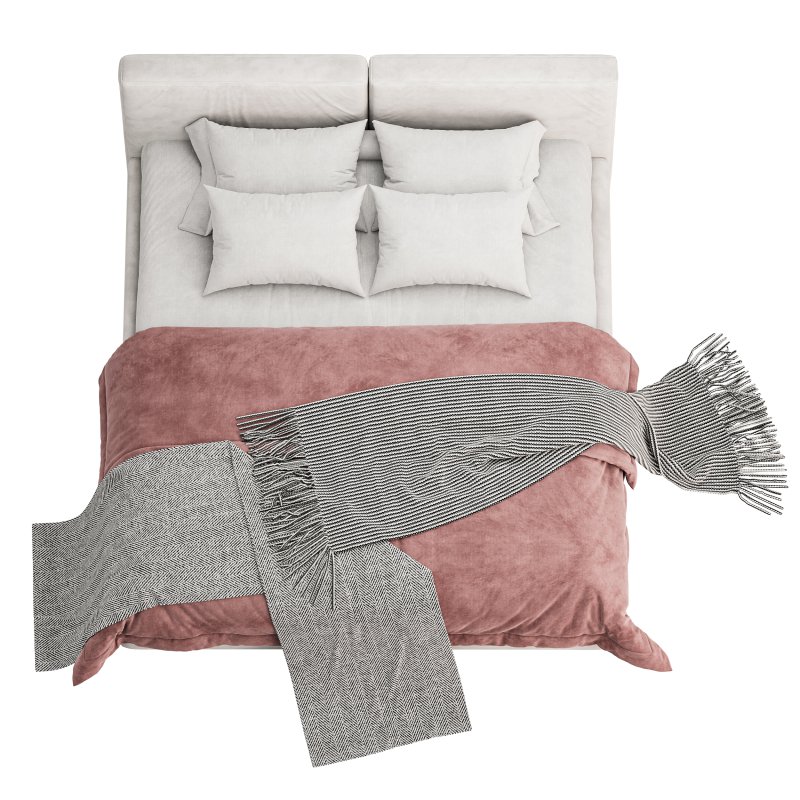 Foster Bed 180 Velvet Smoke - Image 8