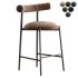 Chairs More Pampa SG 65 Low Green & Black Stool by Studio Pastina - Thumbnail 3