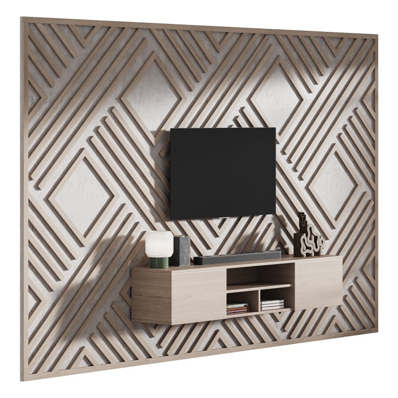 Modern TV Wall 020 - Image 4