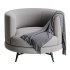 Carmela Swivel Chair - Thumbnail 9