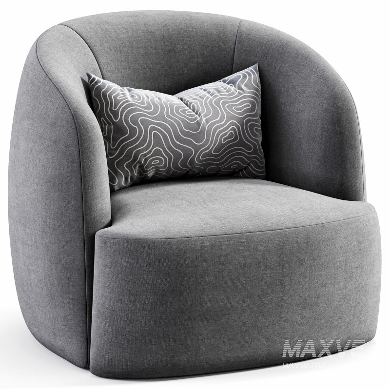 Boucle Armchair Pacific By Loft Concept - Image 1