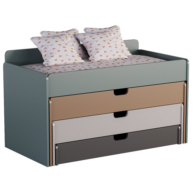 Multifunctional Pull-Out Kids Bed - Image 1