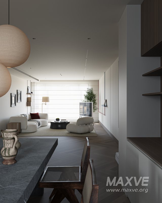 Modern living and dining room - Image 2