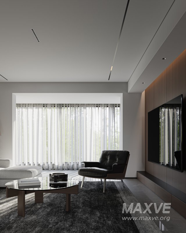 Modern living and dining room - Image 4