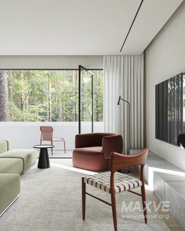 Modern living and dining room - Image 8