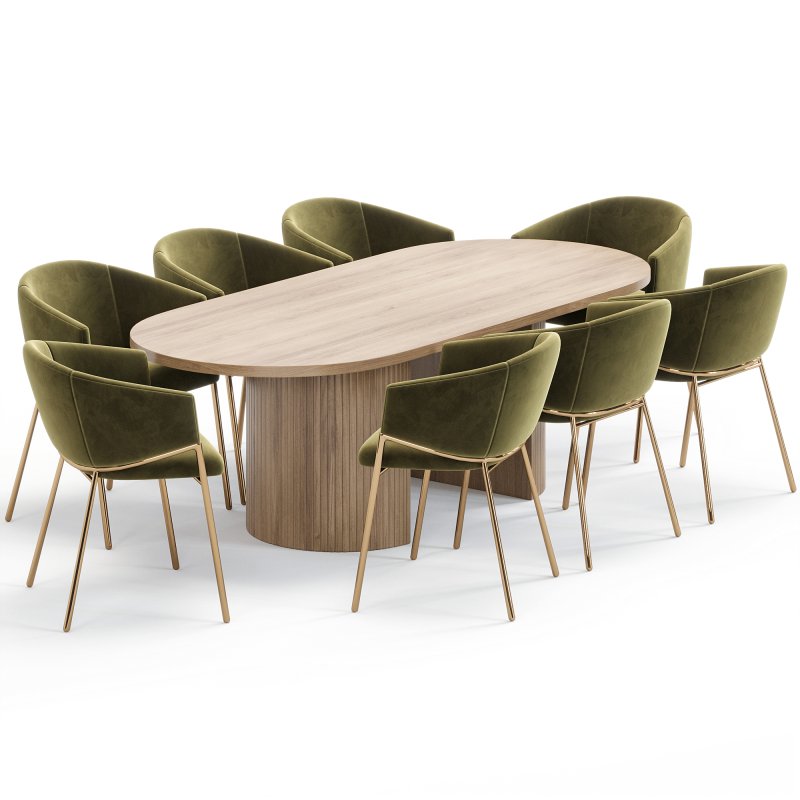 Eliza Chair Gubi Table By Divan - Image 4