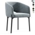 Libra Steel Legs Armchair - Thumbnail 4