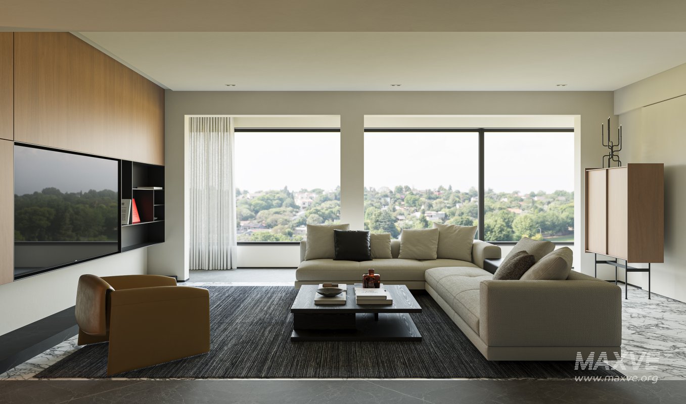 Modern living and dining room - Image 5