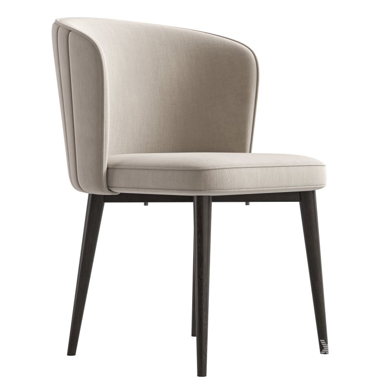 CLAUDE FABRIC DINING CHAIR - Image 7
