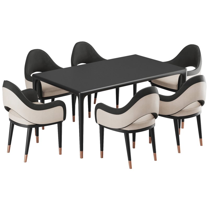 Dinning chair and table260 - Image 5