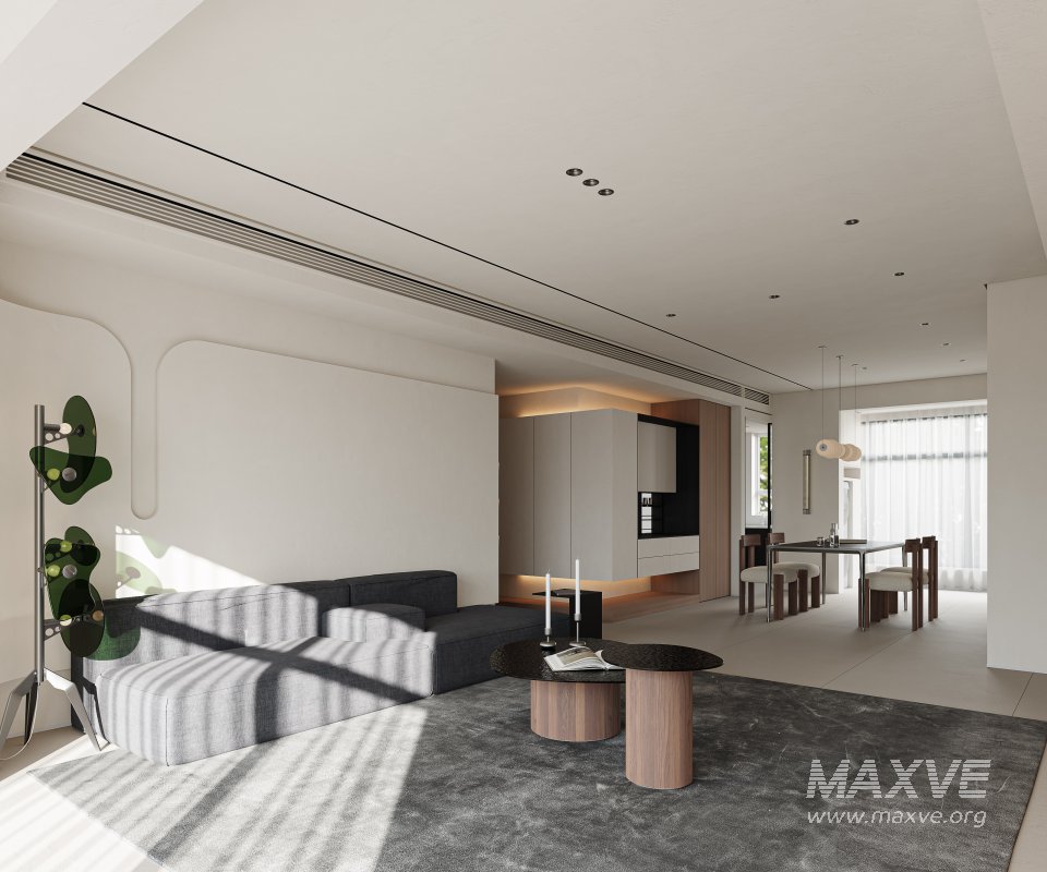 Modern living and dining room - Image 9