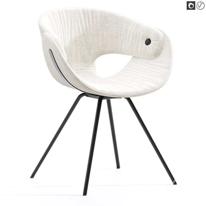 Flat Armchair Soft Upholstered - Image 5