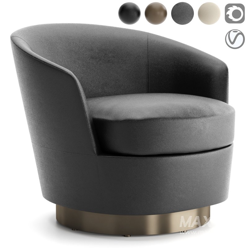 Minotti Jacques Armchair - Image 1