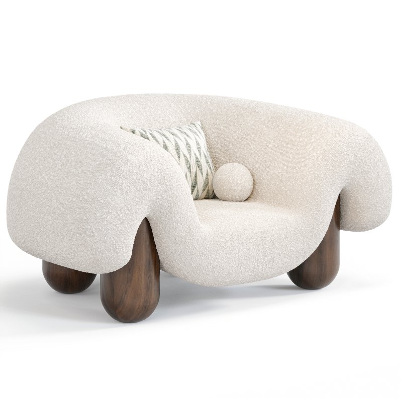 Lamb Armchair By Numo - Image 3
